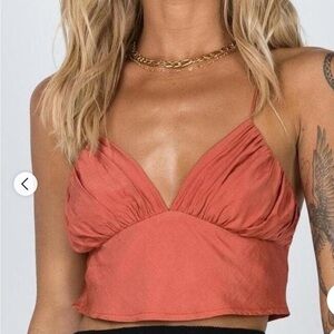 Princess Polly Jessa Top Rust